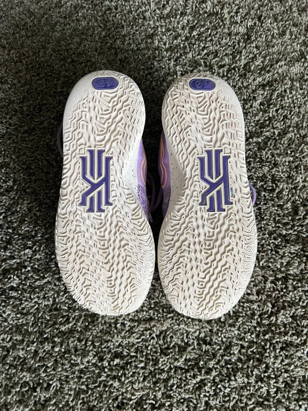 Girls Rare Nike Kyrie 7 Lilac Melon Tint CT4080-501 GS Youth Size 7Y